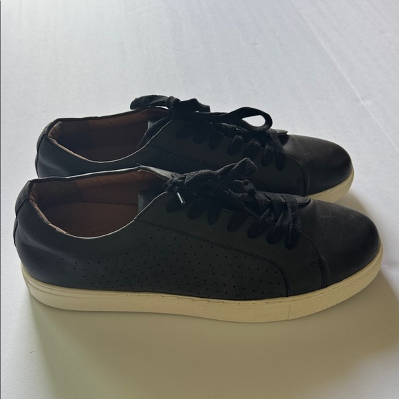 Supply Lab Men’s Damian Black Leather Sneakers - Picture 4 of 7